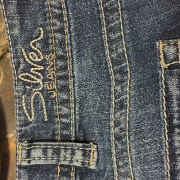 Silver Jeans 22 Dark Wash Bootcut Jeans - Picture 12 of 16